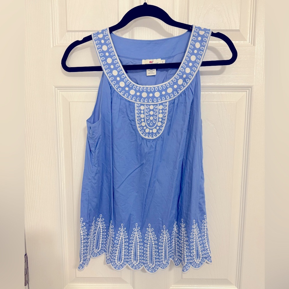 Vineyard Vines Embroidered Summer Top
